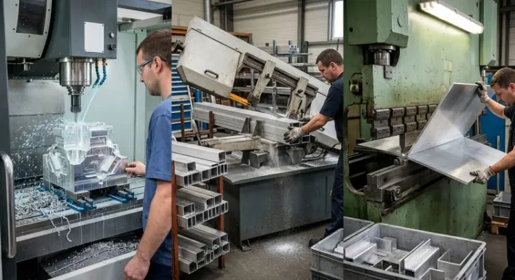 Fournisseur pièces aluminium sur mesure : usinage CNC, tôlerie, laser