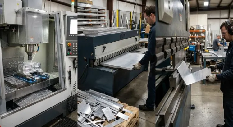 Fournisseur pièces aluminium sur mesure : usinage CNC, tôlerie, laser