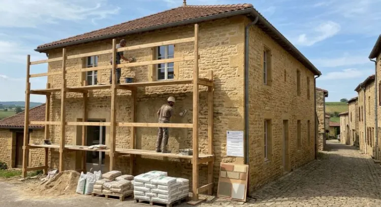 Ravalement de façade dans le Roannais : réglementation, coûts au m² et choix des matériaux