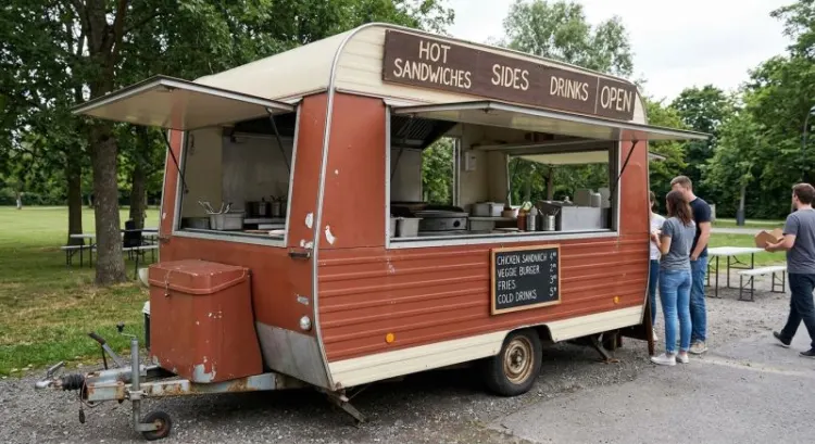 Remorque food truck neuve ou d'occasion : quels prix en 2026 ?