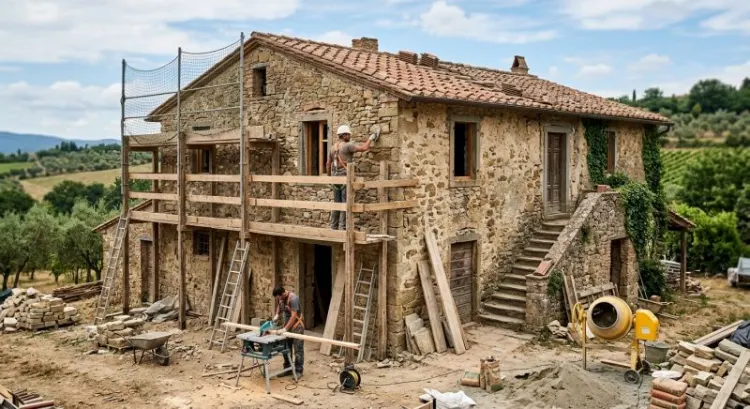 Rénover une maison ancienne dans le Roannais : par quel corps de métier commencer ?